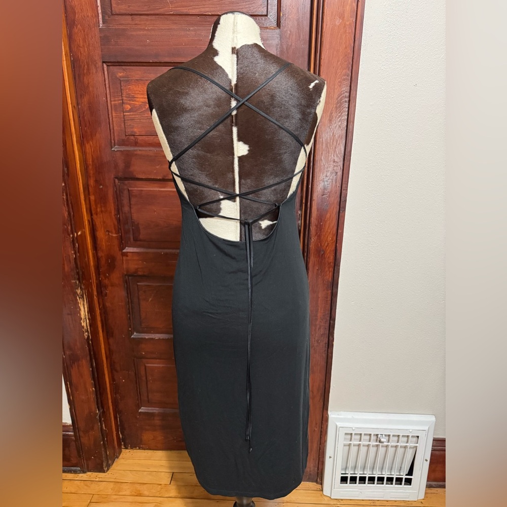 Victoria's Secret Black Backless Dress